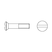 Винт с полупотайной головкой, класс точности А,В ГОСТ 17474-80 - фото - 2