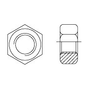 Гайка высокопрочная шестигранная с увеличенным размером ГОСТ Р 52645-2006 - 2 Гайка высокопрочная шестигранная с увеличенным размером ГОСТ Р 52645-2006 - фото - 2